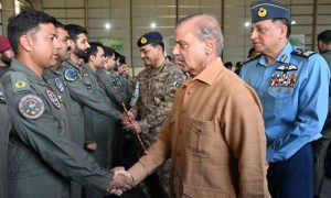 Pakistan PM Visits Kamra Base to Commend PAF’s Response to Indian ‘Aggression’