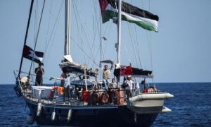 Israel, Gaza, Hamas, Palestinians, Greta Thunberg, Aid, Food, Famine, Swedish, French,