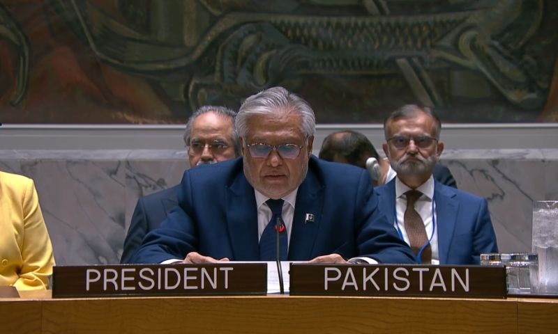 UN Security Council, Pakistan, Resolution, Kashmir, Palestine, Dispute Resolution, Ishaq Dar, United Nations
