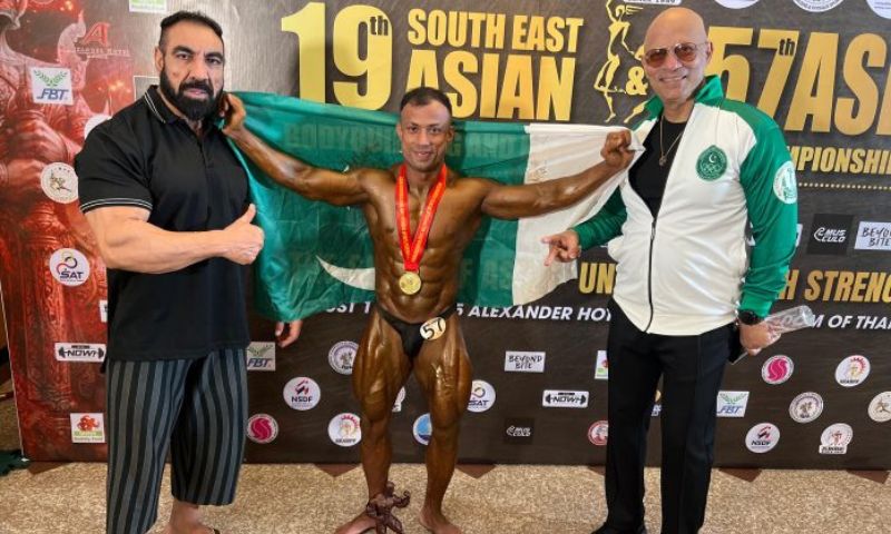 Pakistan, Gold Medals, Asian Bodybuilding Championship, Bangkok,