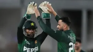 Mohammad Nawaz Becomes Third Pakistani to Feature in T20I Hat-Trick Scroll