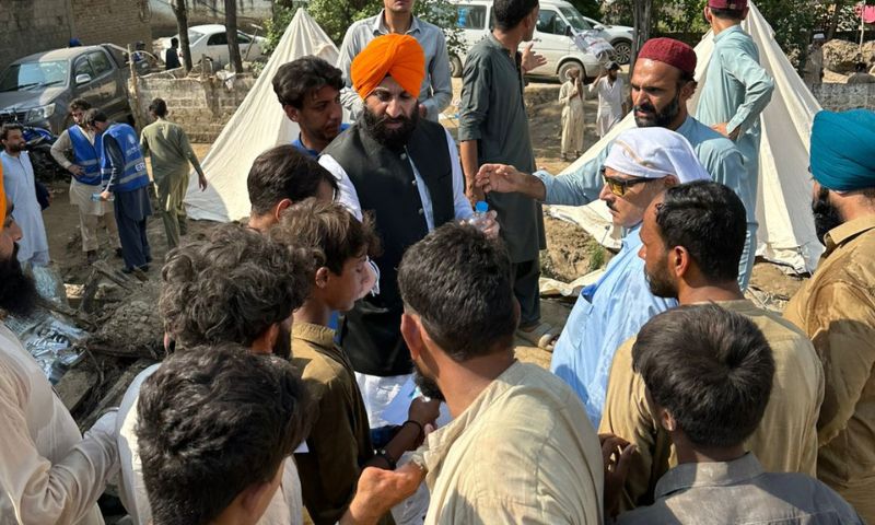 Sikh Community, Buner, Flood Relief, Pakistan, Khyber Pakhtunkhwa, Swat.