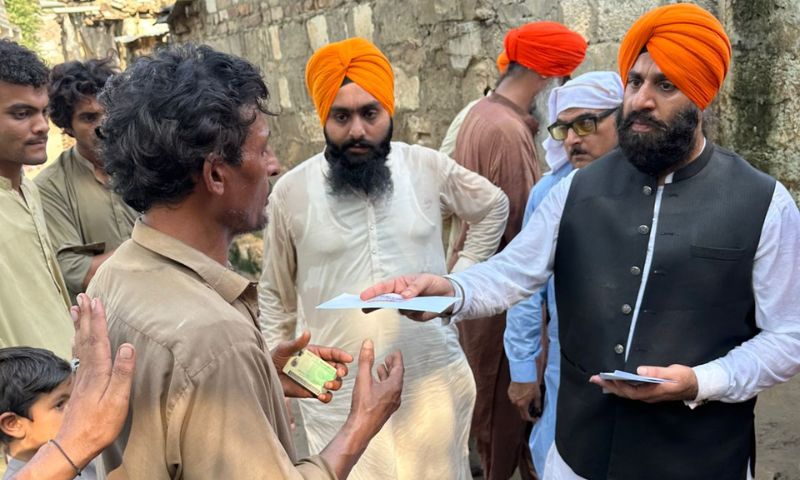 Sikh Community, Buner, Flood Relief, Pakistan, Khyber Pakhtunkhwa, Swat.