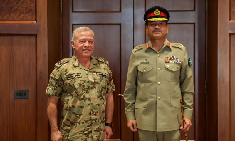 Pakistan, Jordan, Army Chief, ISPR, King Abdullah II, Asim Munir, Crown Prince,