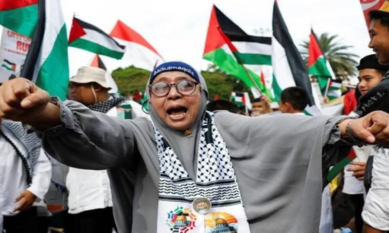 Indonesia, Israeli gymnasts, Gaza conflict, World Artistic Gymnastics Championship, Palestinian statehood, Sports diplomacy