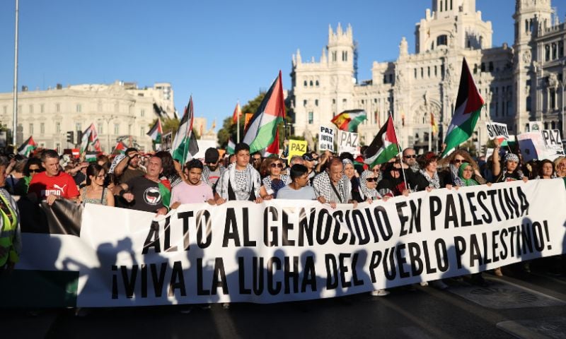 Hundreds of Thousands Join Pro-Palestinian Protests Across Europe