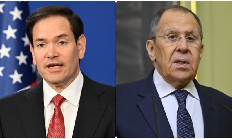 Sergei Lavrov and US Secretary of State Marco Rubio