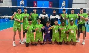 Pakistan Volleyball Team, Asian Youth Games 2025, Bahrain, PVF, Semifinals