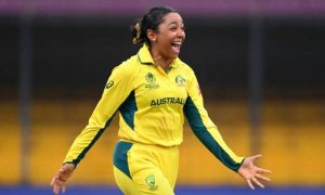 Alana King, seven-wicket haul, Women's World Cup, South Africa, Holkar Stadium, records