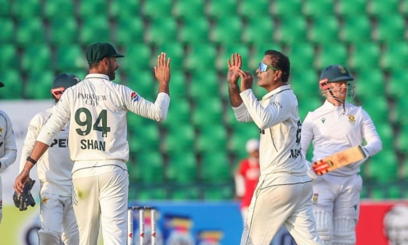 Noman Ali, Pakistan vs South Africa, First Test Lahore, Spin bowling, Day 2