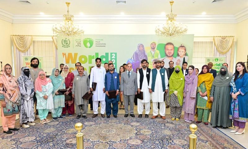 Pakistan, Polio, Prime Minister, Crown Prince, NIH, Bill Gates Foundation, UNICEF, WHO, 