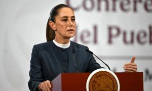 Mexico, President, Claudia Sheinbaum, Groping, Kiss, Mexico City,