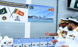 Pakistan Navy Provides Swift Humanitarian Aid to Cyclone-Hit Sri Lanka