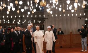 Pope, LeoXIV, BlueMosque, Interfaith, Istanbul, Türkiye, Catholic, Church, Ottoman