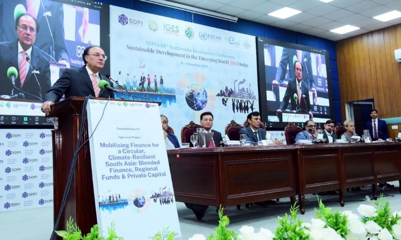 Climate Finance, Muhammad Aurangzeb, SDPI, sustainable