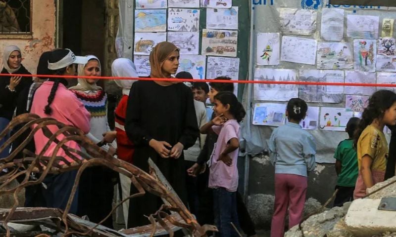 Palestinian Children, Israel, Gaza, Khan Younis, MSF, UN,