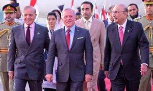 Jordan, King Abdullah II, Pakistan, Islamabad, Gaza, Defence, Shehbaz Sharif, Asif Ali Zardari,