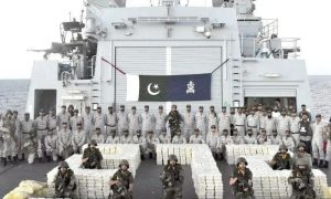 Pakistan Navy, PNS, Arabian Sea, UNCLOS, CME, United Nations, ANF, Drugs,