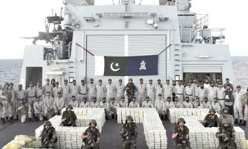 Pakistan Navy, PNS, Arabian Sea, UNCLOS, CME, United Nations, ANF, Drugs,