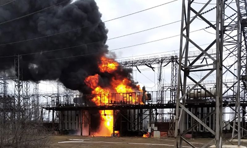Ukrainian Drones, Electricity Substation, Northern Russia, Governor