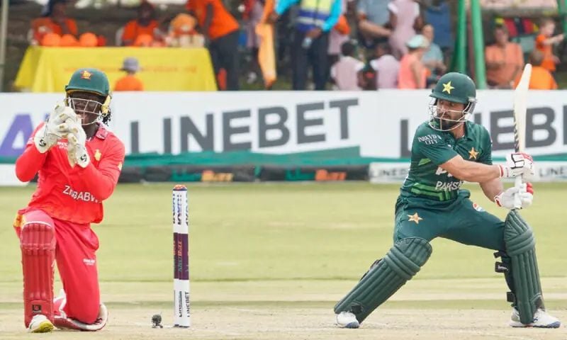 Pakistan, Zimbabwe, T20I, Fakhar Zaman, Mohammad Nawaz, 5-wicket win