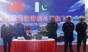 Pakistan Navy, Hangor-class submarine, GHAZI submarine, Wuhan China, Shuangliu Base, ISPR,
