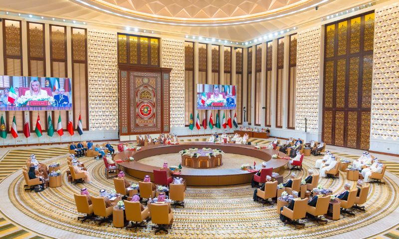 Bahrain, Crown Prince, Gaza, GCC, Saudi Arabia, East Jerusalem, Two-State Solution, Palestinian,