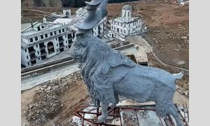 World's Largest, Markhor, Sculpture, Pakistan, Kaghan Valley, Khyber Pakhtunkhwa, Lake Saif-ul-Malook, Batakundi,