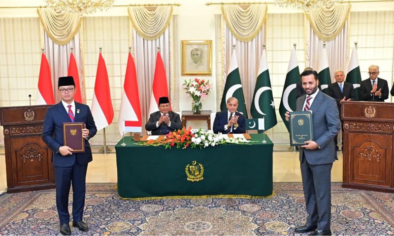 Pakistan, Indonesia, Shehbaz Sharif, Prabowo Subianto, Bilateral Relations, IT Services, Halal Certification, Gaza 