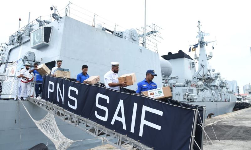 Pakistan, Sri Lanka, Cyclone Ditwah, Humanitarian Aid, Pakistan Navy, Aid, Shehbaz Sharif,