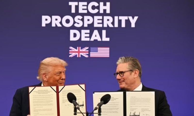 US, British, Tech-Deal, Donald Trump, Wit House,