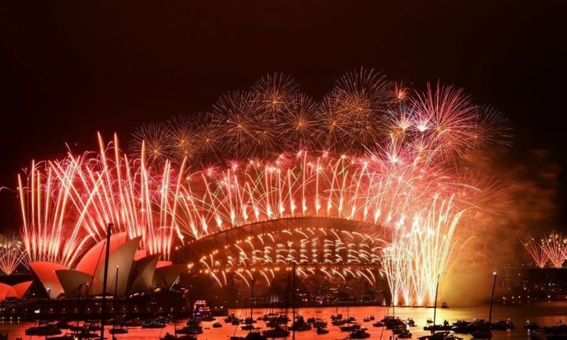 New Year, New Zealand, Auckland, Australia, Pacific island, Kiribati, Pakistan, Karachi, Seaview,