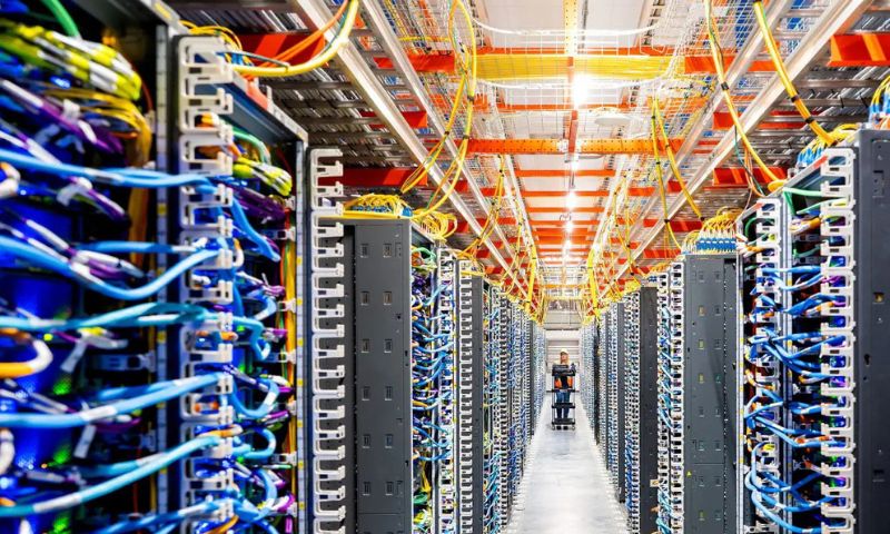 Data Centres, View, Inside, AI