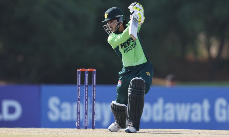 Pakistan U19, Sameer Minhas, century, rain-affected, tri-series, abandoned match