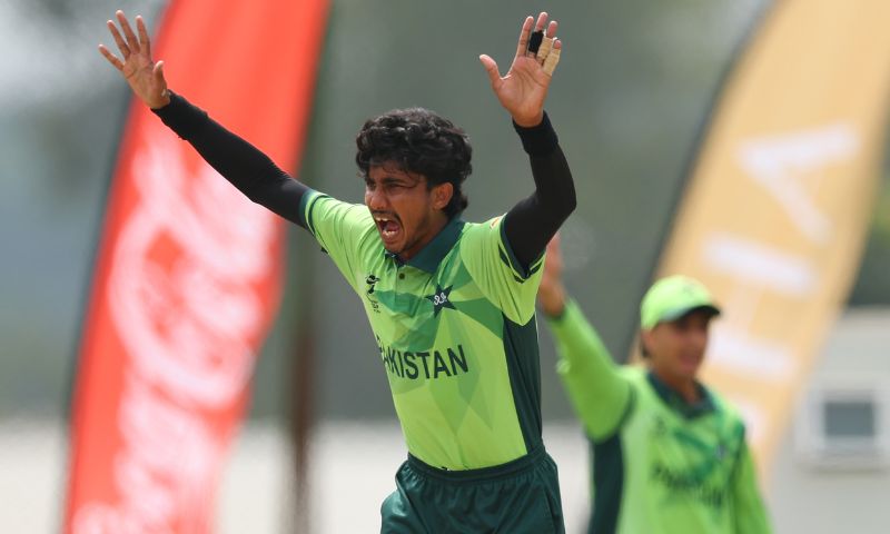 ICC, U19 World Cup, Pakistan U19, Scotland U19, Ali Raza, Bowling Performance, Takashinga Sports Club