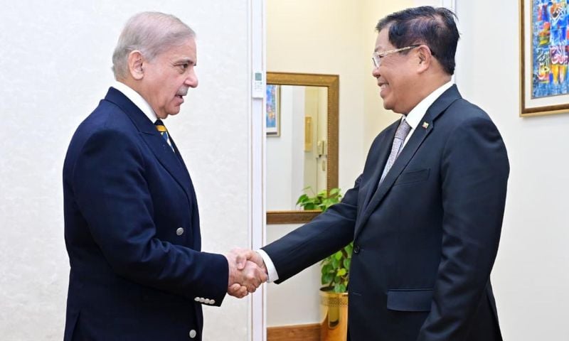 Pakistan, PM, Myanmar, ASEAN, Foreign Minister, BIMSTEC, Pakistan PM Stresses Expansion of Trade and Economic Cooperation with Myanmar