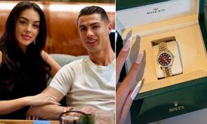 Cristiano Ronaldo, Gifts, Fiancée, Georgina Rodríguez, Rolex, Birthday, Ronaldo Gifts Georgina £45,000 Rolex on Birthday