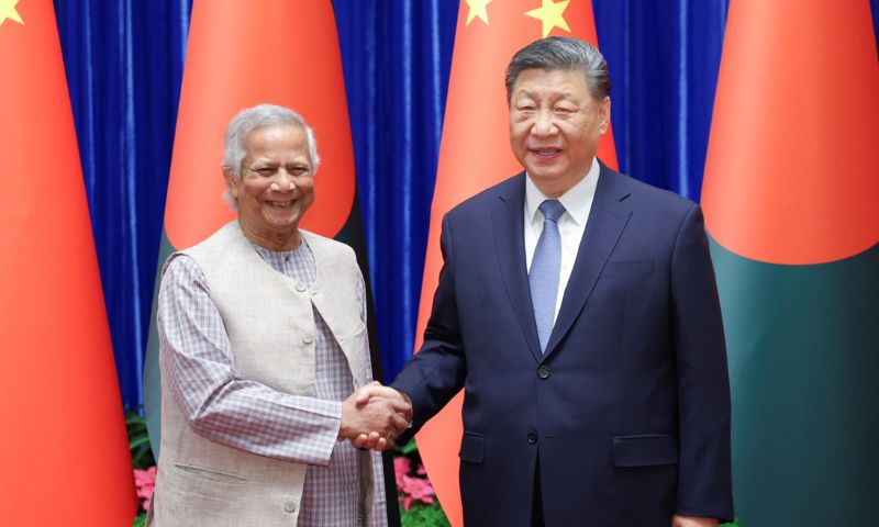 Ties with China and Bangladesh