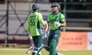 Pakistan U19 Cricket, Tri-Series Final, Afghanistan U19, Umar Zaib, Sameer Minhas, Harare Match