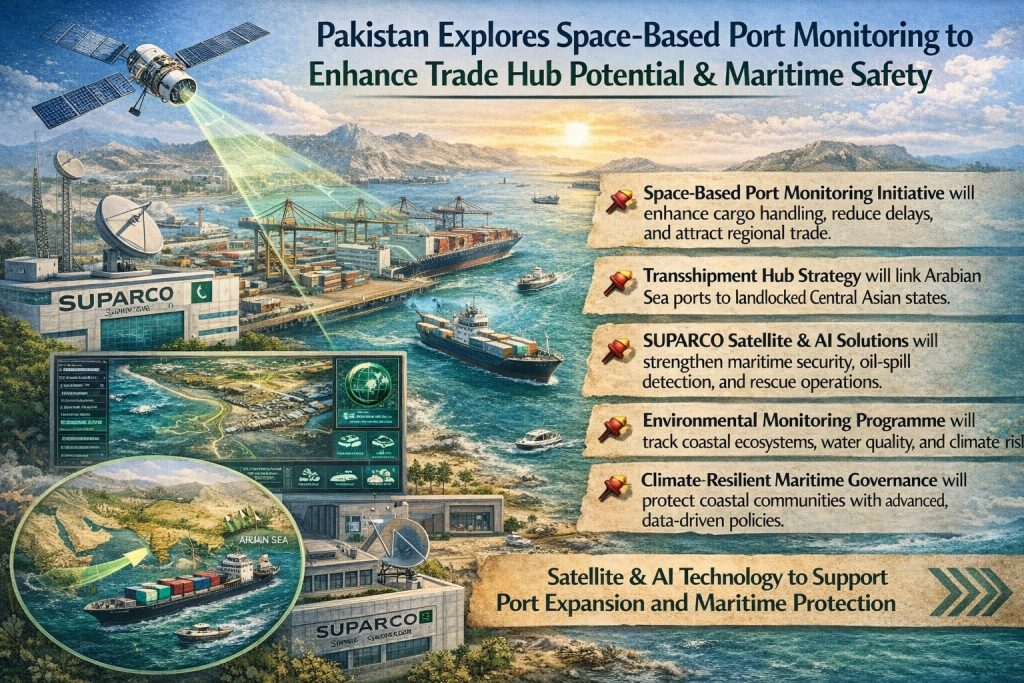 Pakistan Leverages Space and AI to Modernize Ports and Maritime Security