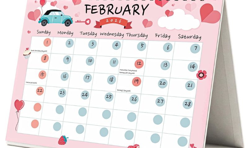 Perfect February, February 2026, Calendar, Social Media, Online,