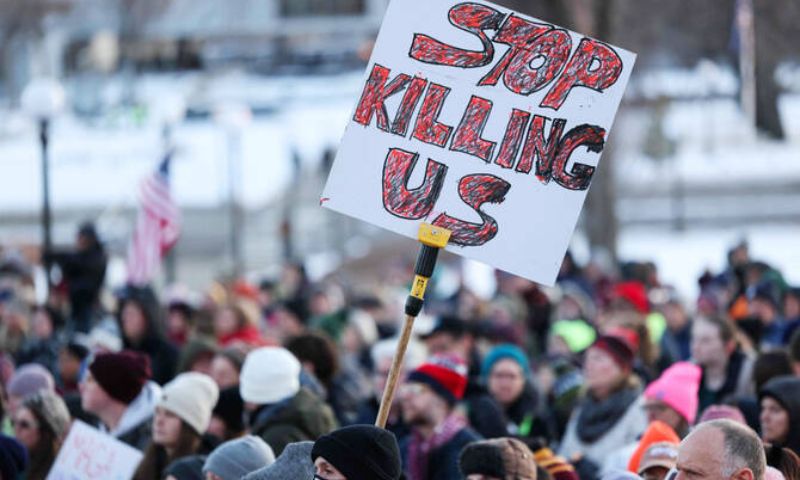 US, Protests, Immigration Officer, Shooting, Minneapolis, Investigation,