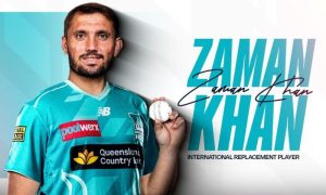 Zaman Khan, Brisbane Heat, Shaheen Afridi injury, BBL replacement, Pakistan fast bowler, Johan Botha