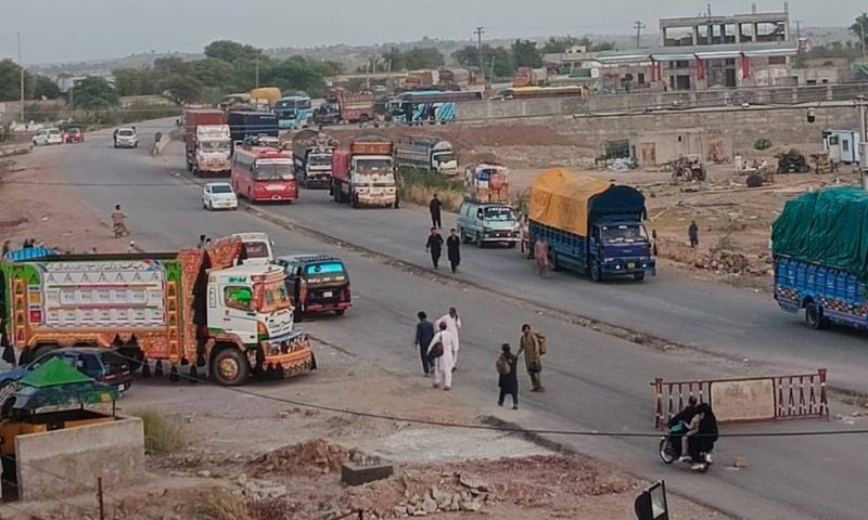 PTI, Road Blockade, Khyber Pakhtunkhwa, Trade, Motorway, Swabi, Pakistan,