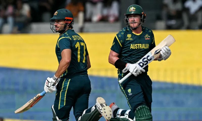 Australia, Ireland, T20 World Cup, Stoinis, Rescue, Late charge, Adair, 183 target