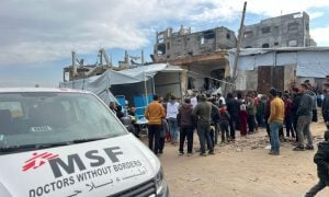 Israel to Ban Doctors Without Borders from Operating in Gaza