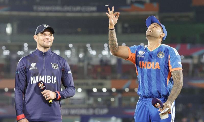 India vs Namibia, T20 World Cup 2026, Suryakumar Yadav, Jasprit Bumrah returns, Dew factor Delhi