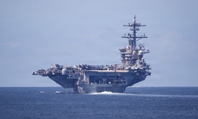 US Shoots Down Iranian Drone Near Aircraft Carrier: CENTCOM