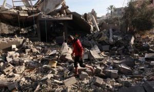 Israeli Strike Kills 12 Palestinians in Gaza