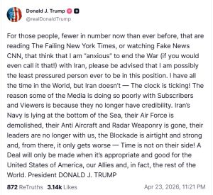 Iran Deal Only When ‘Appropriate and Good’ for US: Trump